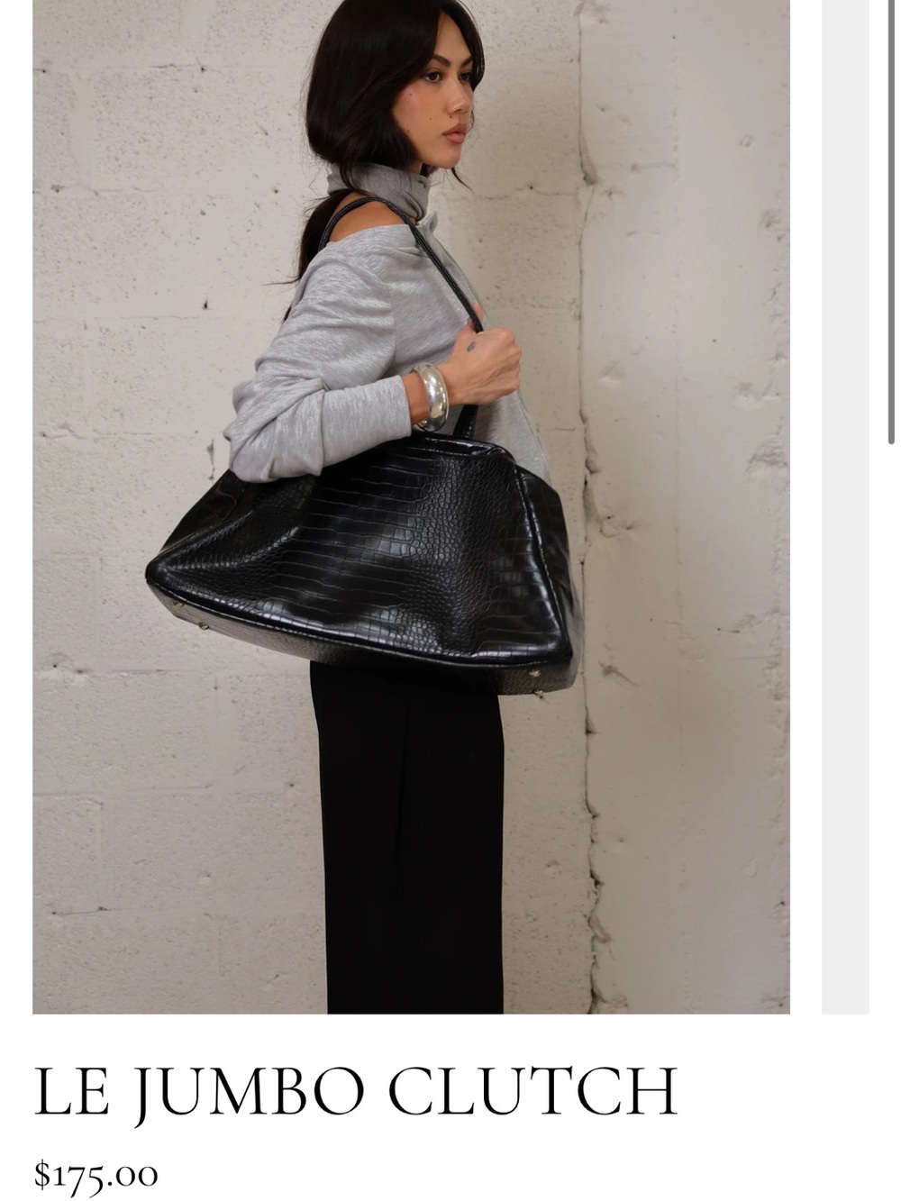 By Gianna Le Jumbo Clutch
